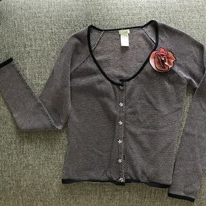 Anthropologie Odille Rose Cardigan